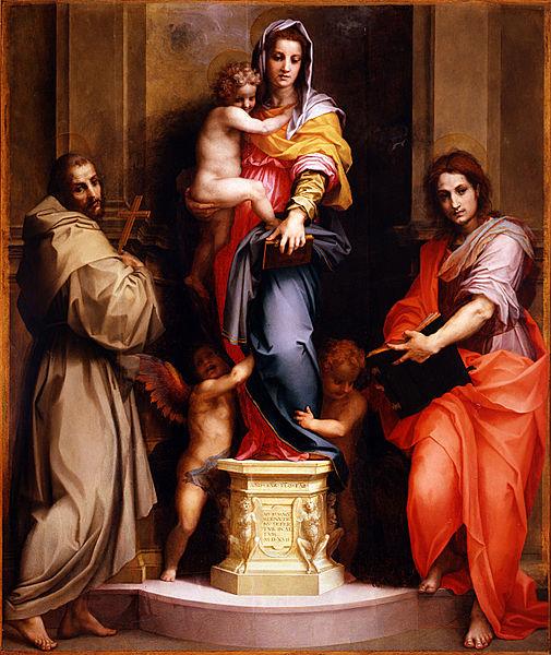 Andrea del Sarto Madonna delle Arpie China oil painting art